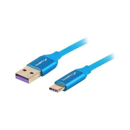 Lanberg | Cable | CA-USBO-21CU-0010-BL | USB-A to USB-C