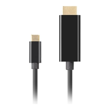 Lanberg USB-C to HDMI Cable, 1.8 m 4K/60Hz, Black | Lanberg | USB-C to HDMI Cable | CA-CMHD-10CU-0018-BK | Black | 1.8 m