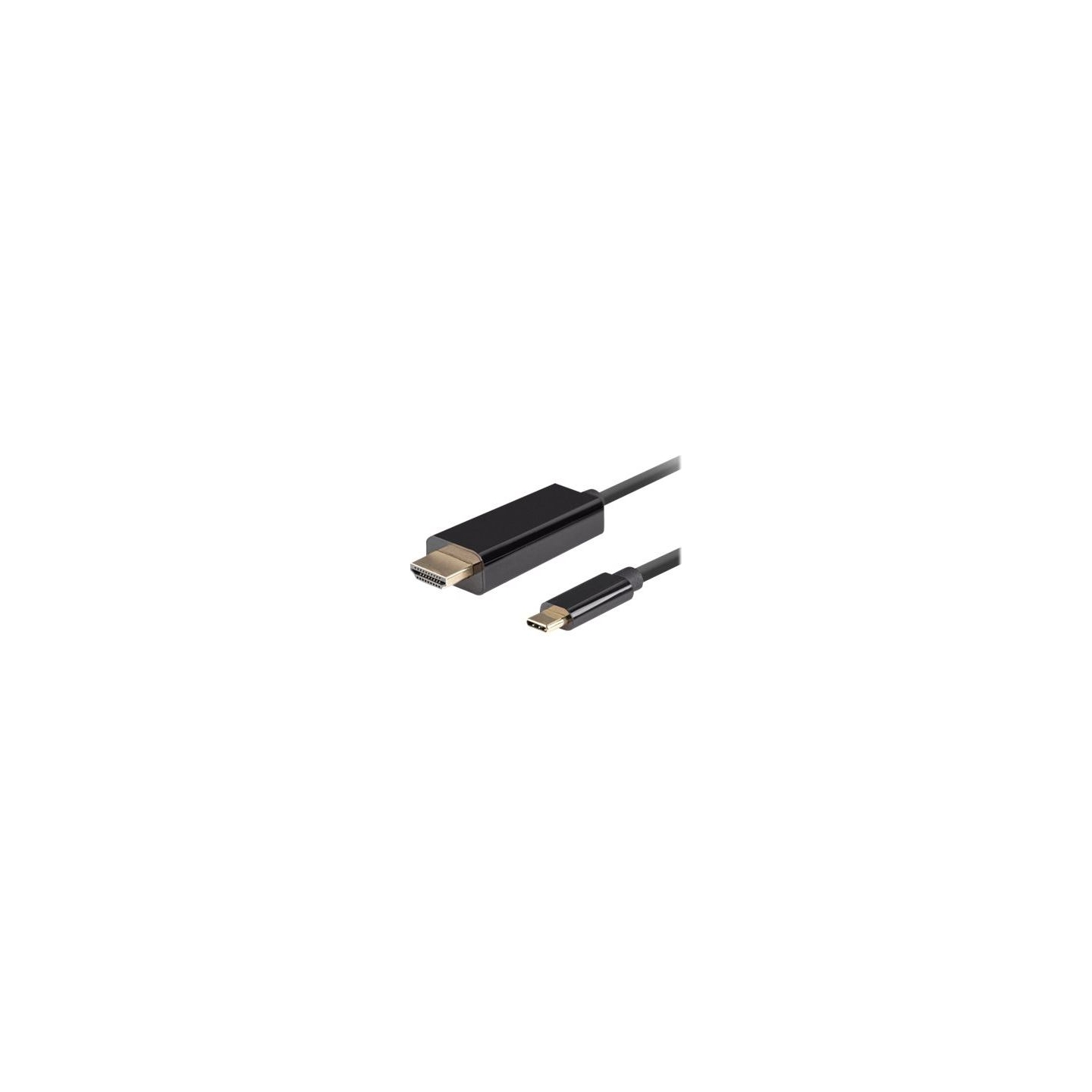 Lanberg USB-C to HDMI Cable, 1.8 m 4K/60Hz, Black | Lanberg | USB-C to HDMI Cable | CA-CMHD-10CU-0018-BK | Black | 1.8 m