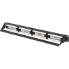 Lanberg | Patch Panel 24 port 1U 19" CAT.6A UTP | PPUA-1024-B | Black