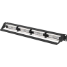 Lanberg | Patch Panel 24 port 1U 19" CAT.6A UTP | PPUA-1024-B | Black