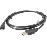 Lanberg | Micro USB to USB Type-A 2.0 Cable, 1 m | CA-USBM-10CC-0010-BK | Micro USB to USB Type-A