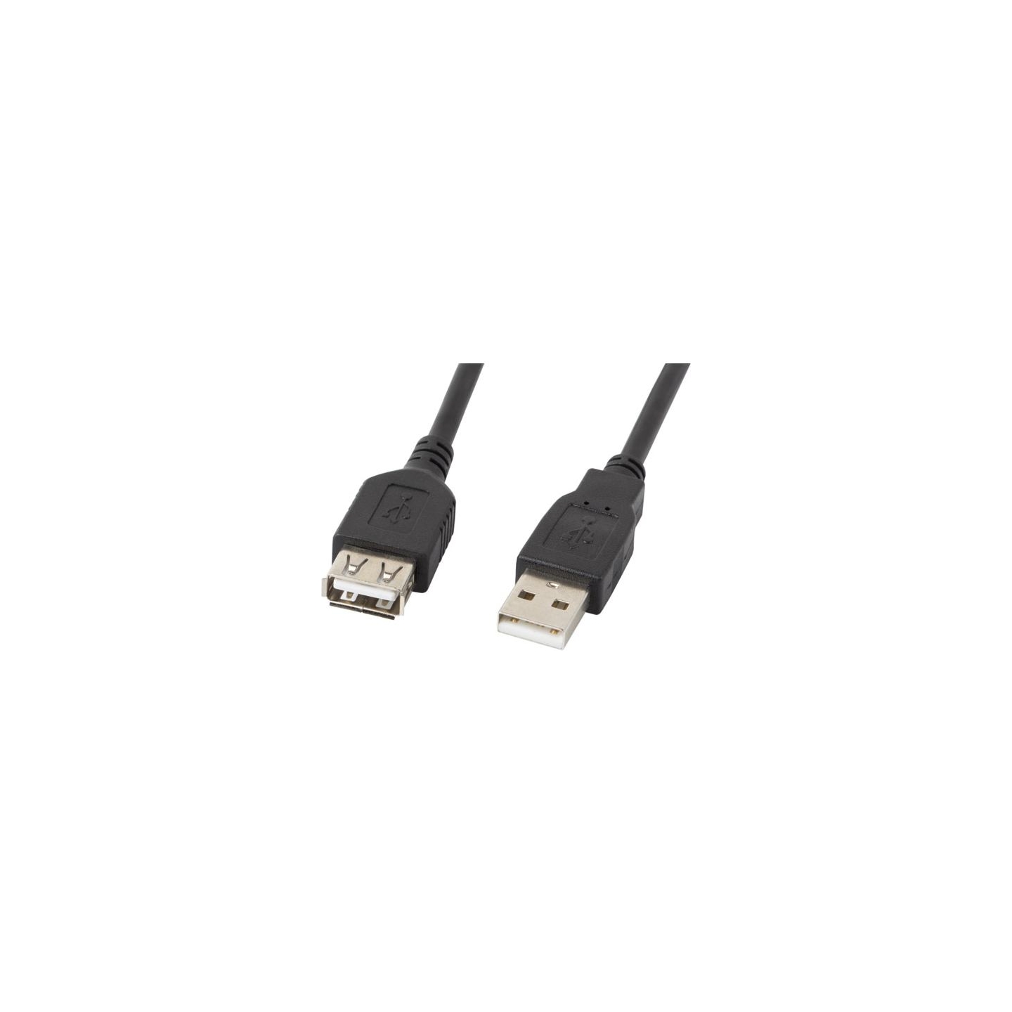 Lanberg | Lanberg USB-A 2.0 Cable, 5 m | CA-USBE-10CC-0050-BK | USB Type-A to USB Type-A
