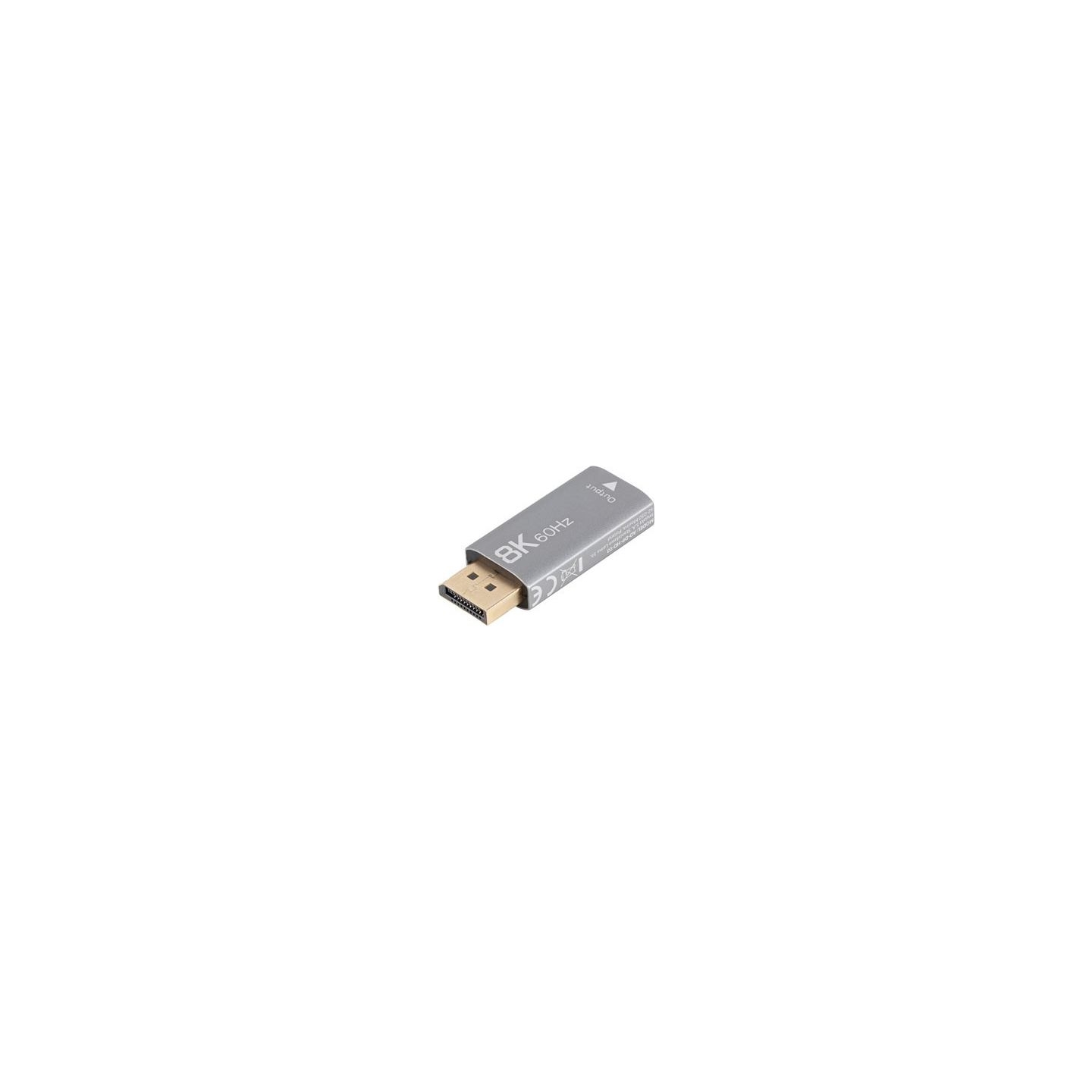 Lanberg Displayport (M) to HDMI (F) Adapter 8K, Silver | AD-DP-HD-03