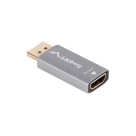 Lanberg Displayport (M) to HDMI (F) Adapter 8K, Silver | AD-DP-HD-03