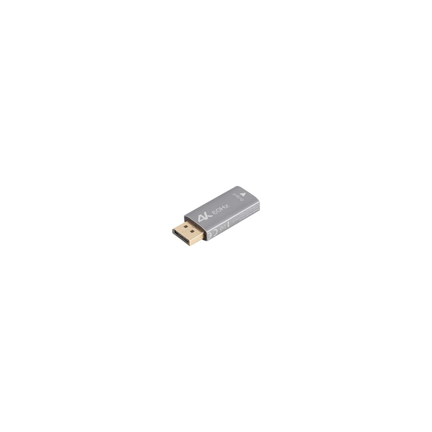 Lanberg Displayport (M) to HDMI (F) Adapter 4K, Silver | AD-DP-HD-01