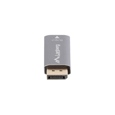 Lanberg Displayport (M) to HDMI (F) Adapter 4K, Silver | AD-DP-HD-01