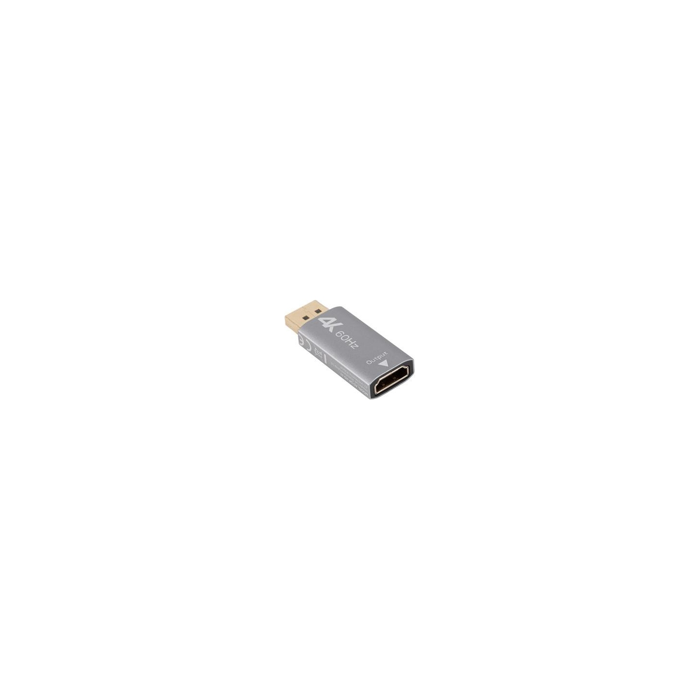 Lanberg Displayport (M) to HDMI (F) Adapter 4K, Silver | AD-DP-HD-01