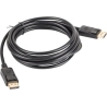 Lanberg | DisplayPort Cable 19 Pin V1.2 4K, 3 m | CA-DPDP-10CC-0030-BK | DisplayPort to DisplayPort