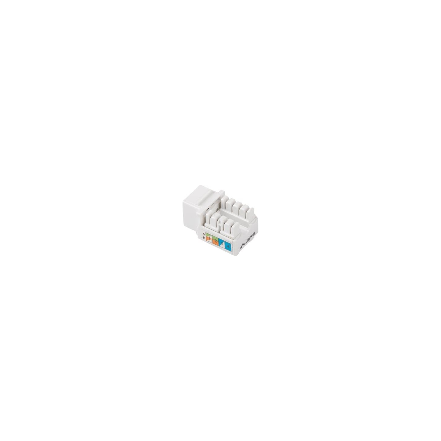 Lanberg | Keystone Module RJ45 to LSA CAT.5E, UTP | KSU5-1090 | White