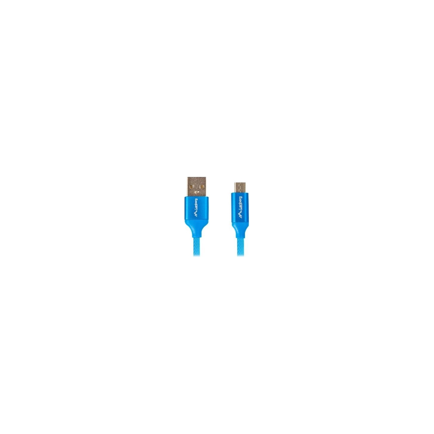 Lanberg | USB Micro to USB-A 2.0 Cable Blue Premium QC 3.0, 1.8 m | CA-USBM-20CU-0018-BL | USB Micro to USB Type-A