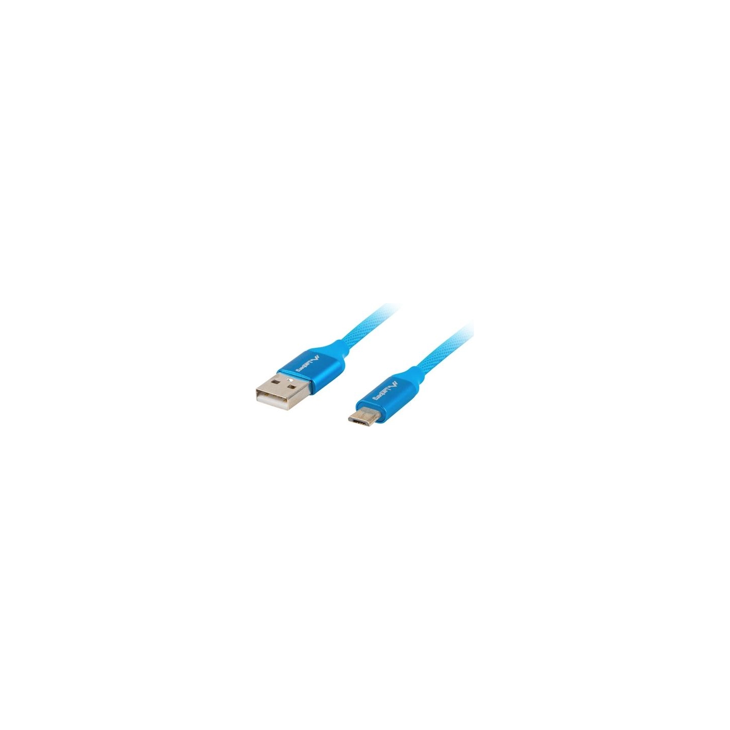 Lanberg | USB Micro to USB-A 2.0 Cable Blue Premium QC 3.0, 1 m | CA-USBM-20CU-0010-BL | USB Micro to USB Type-A
