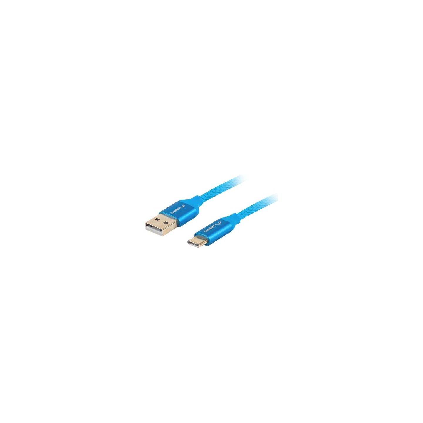 Lanberg | USB Type-C to USB Type-A 2.0 Cable Blue QC 3.0 Premium, 1.8 m | CA-USBO-22CU-0018-BL | USB Type-C to USB Type-A