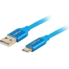 Lanberg | USB Type-C to USB Type-A 2.0 Cable Blue QC 3.0 Premium, 1.8 m | CA-USBO-22CU-0018-BL | USB Type-C to USB Type-A