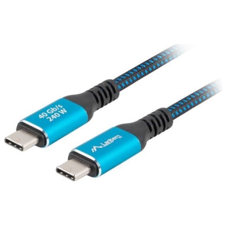 Lanberg | USB-C M/M 4.0 CABLE 240W 8K 60HZ | CA-CMCM-44CU-0005-BK