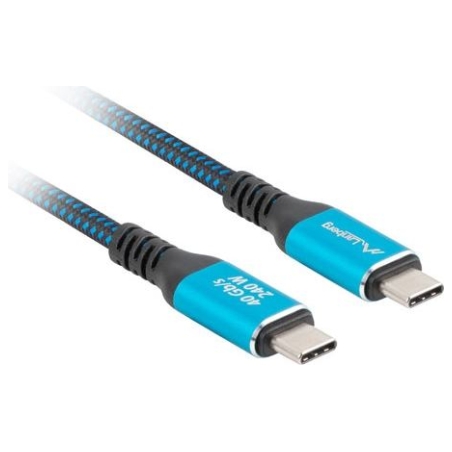 Lanberg | USB-C M/M 4.0 CABLE 240W 8K 60HZ | CA-CMCM-44CU-0005-BK