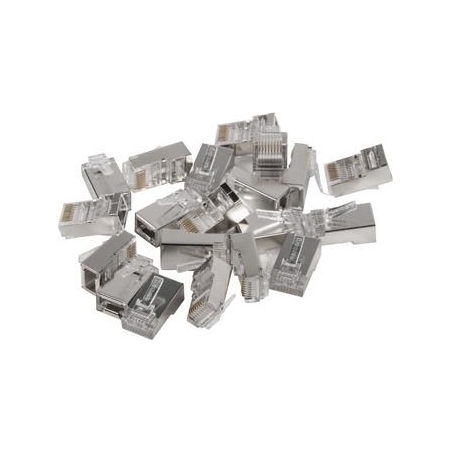 Lanberg | RJ45 CAT.6 FTP Plug 8P8C PASS Through Type, 100 pcs | PLS-6000EZ | Transparent