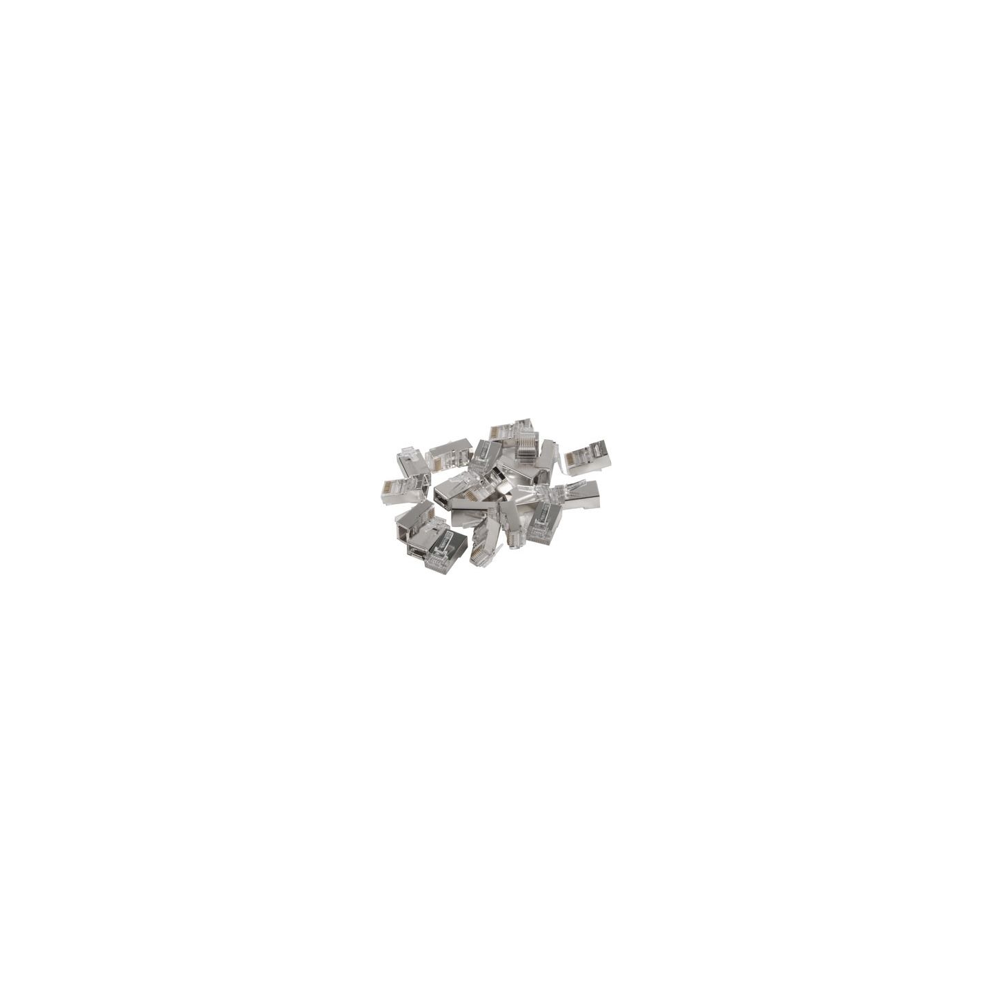 Lanberg | RJ45 CAT.6 FTP Plug 8P8C PASS Through Type, 100 pcs | PLS-6000EZ | Transparent