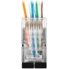 Lanberg | RJ45 CAT.6 FTP Plug 8P8C PASS Through Type, 100 pcs | PLS-6000EZ | Transparent