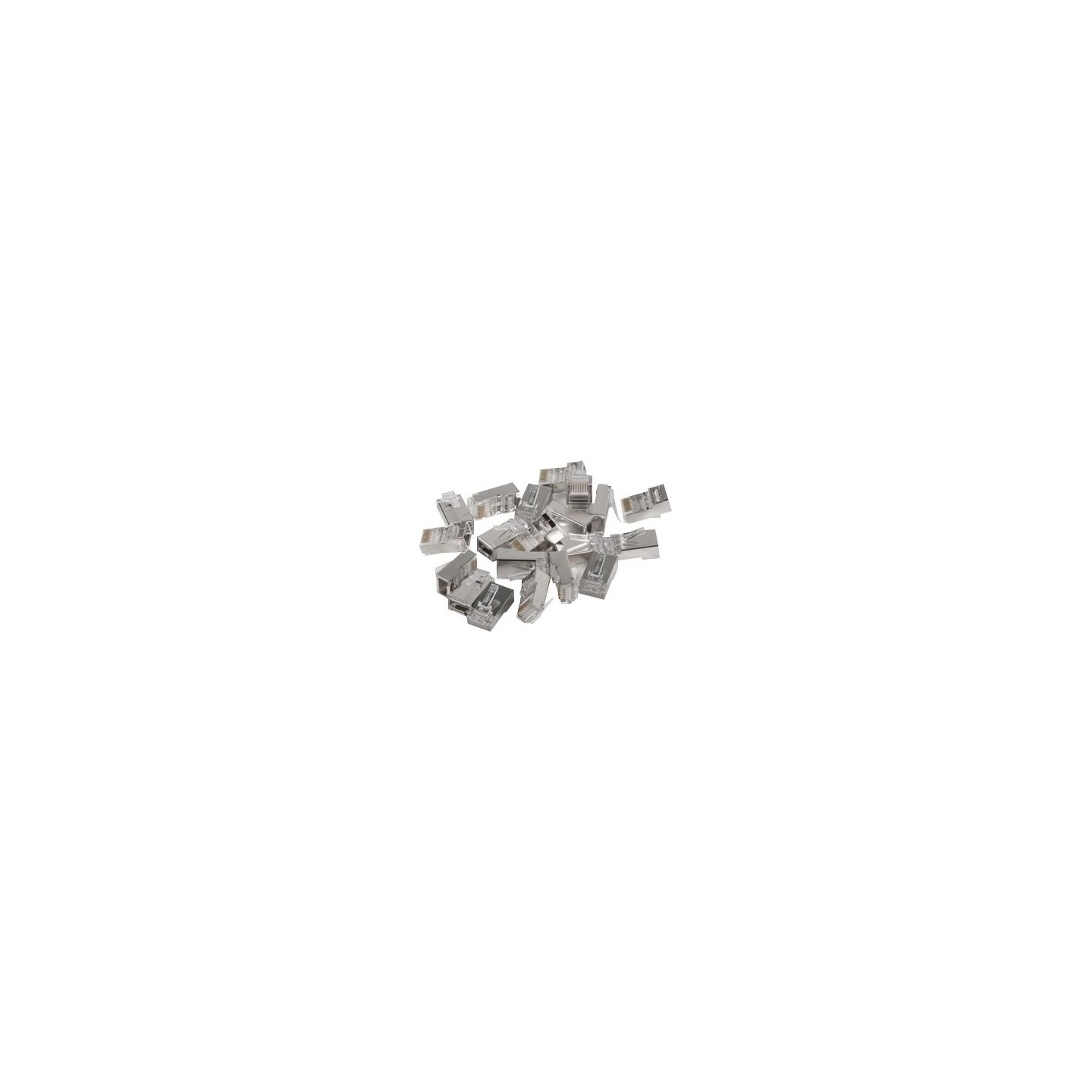 Lanberg | RJ45 CAT.6 FTP Plug 8P8C PASS Through Type, 100 pcs | PLS-6000EZ | Transparent