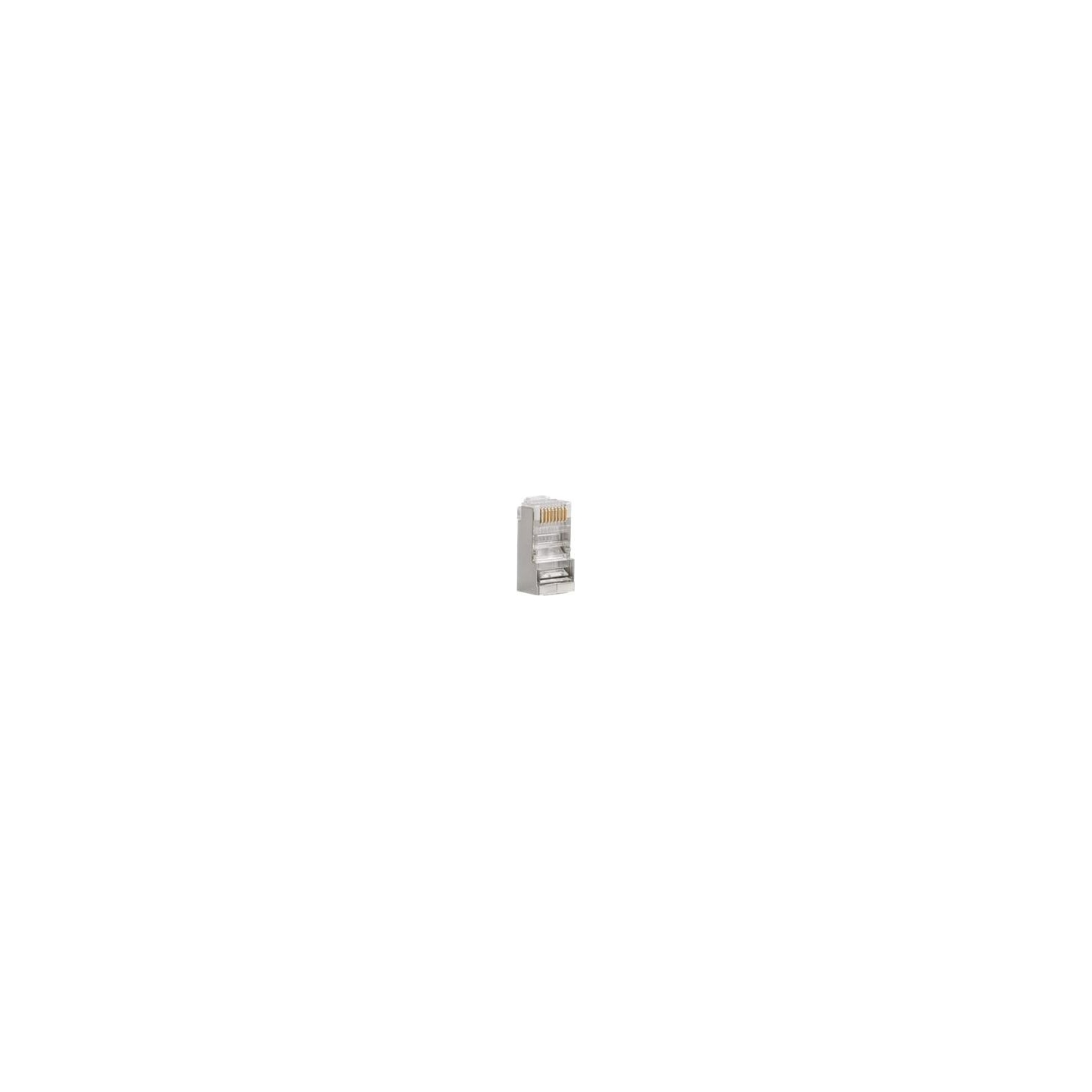 Lanberg | RJ45 CAT.6 FTP Plug 8P8C PASS Through Type, 100 pcs | PLS-6000EZ | Transparent
