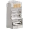 Lanberg | RJ45 CAT.6 FTP Plug 8P8C PASS Through Type, 100 pcs | PLS-6000EZ | Transparent