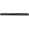Lanberg | Patch Panel 24 port 1U 19" CAT.5E UTP | PPU5-1024-B | Black