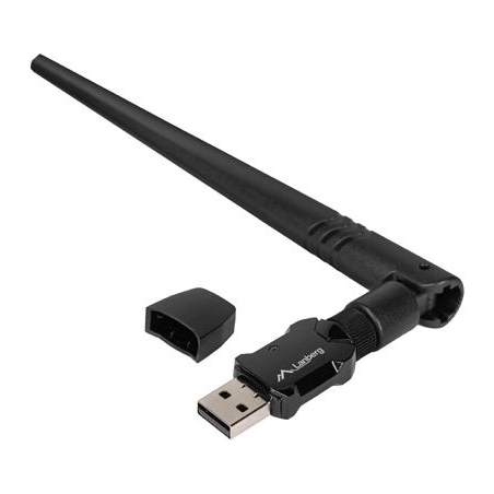 Lanberg USB Adapter Wireless Network Card NC-0900-WIE USB 2.0 Dual Band AX900 1X EXT Antenna