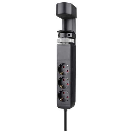 Neomounts | Desk socket with clamp and USB-C and USB-A ports - Quick charge | DS22-840BL6 | Black