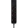 Neomounts | Desk socket with clamp and USB-C and USB-A ports - Quick charge | DS22-840BL6 | Black