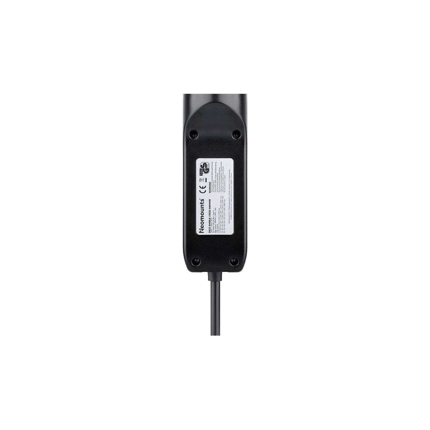 Neomounts | Desk socket with clamp and USB-C and USB-A ports - Quick charge | DS22-840BL6 | Black