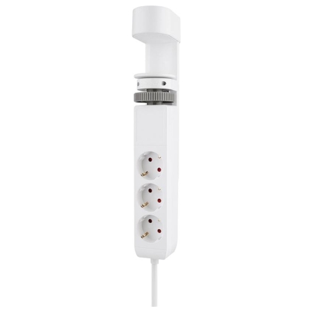 Neomounts | Desk socket with clamp and USB-C and USB-A ports - Quick charge | DS22-840WH6 | White