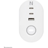 Neomounts | Desk socket with clamp and USB-C and USB-A ports - Quick charge | DS22-840WH6 | White