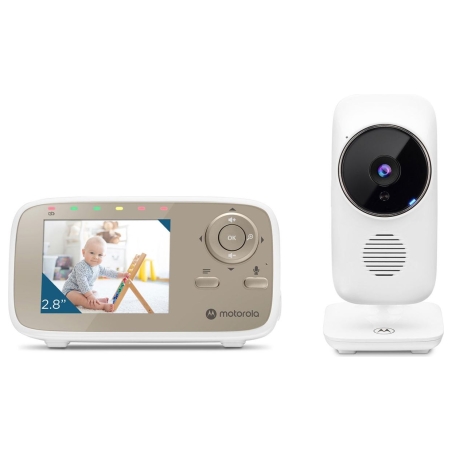 Motorola | Video Baby Monitor | VM483 2.8" | White/Gold