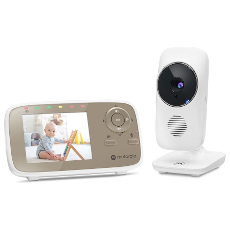 Motorola | Video Baby Monitor | VM483 2.8" | White/Gold