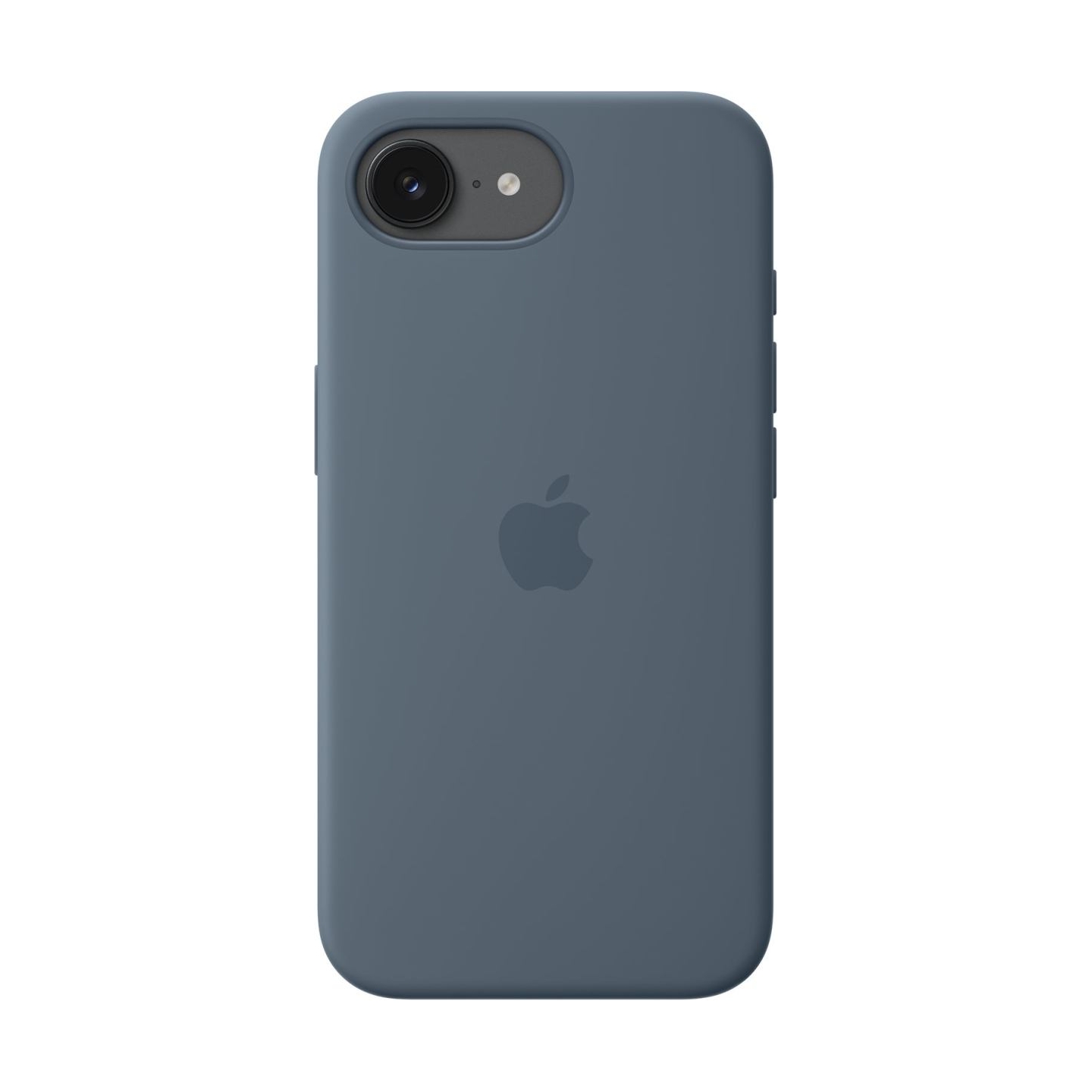 Apple iPhone 17e Silicone Case with MagSafe – Anchor Blue | Apple