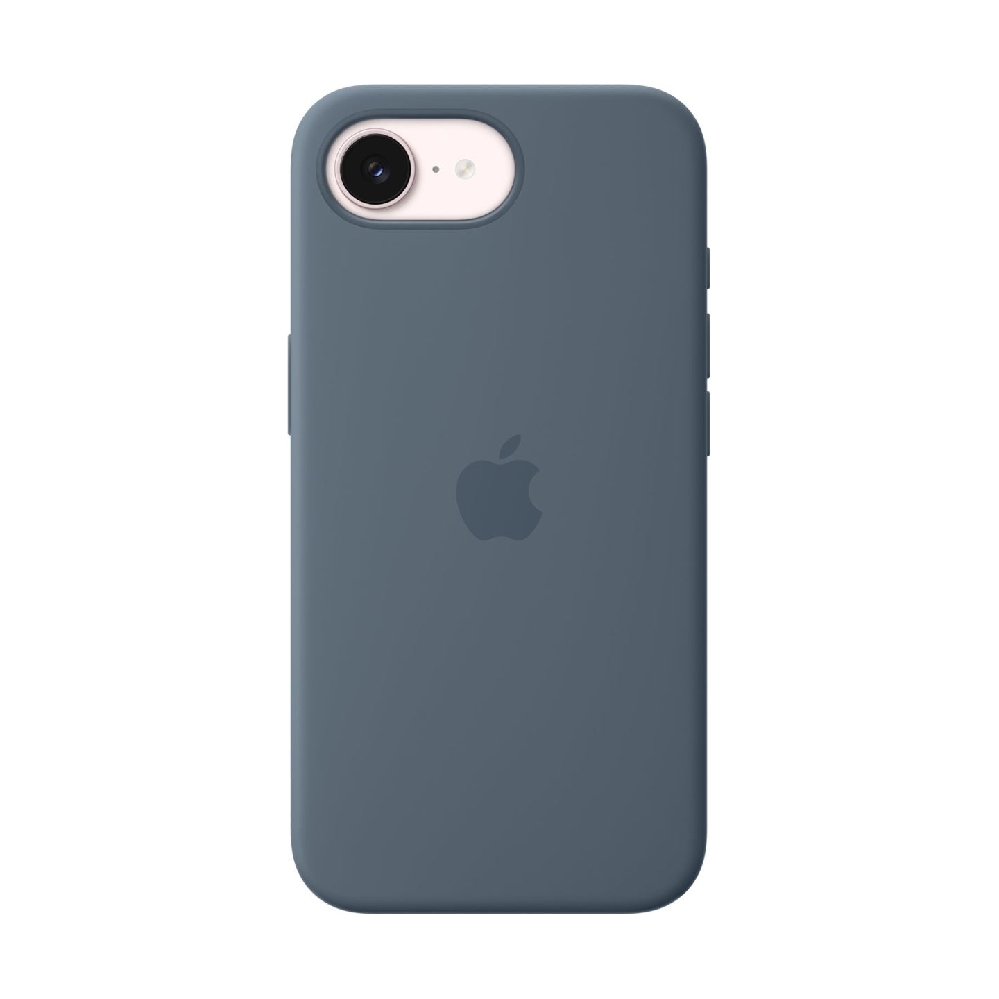 Apple iPhone 17e Silicone Case with MagSafe – Anchor Blue | Apple