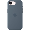 Apple iPhone 17e Silicone Case with MagSafe – Anchor Blue | Apple