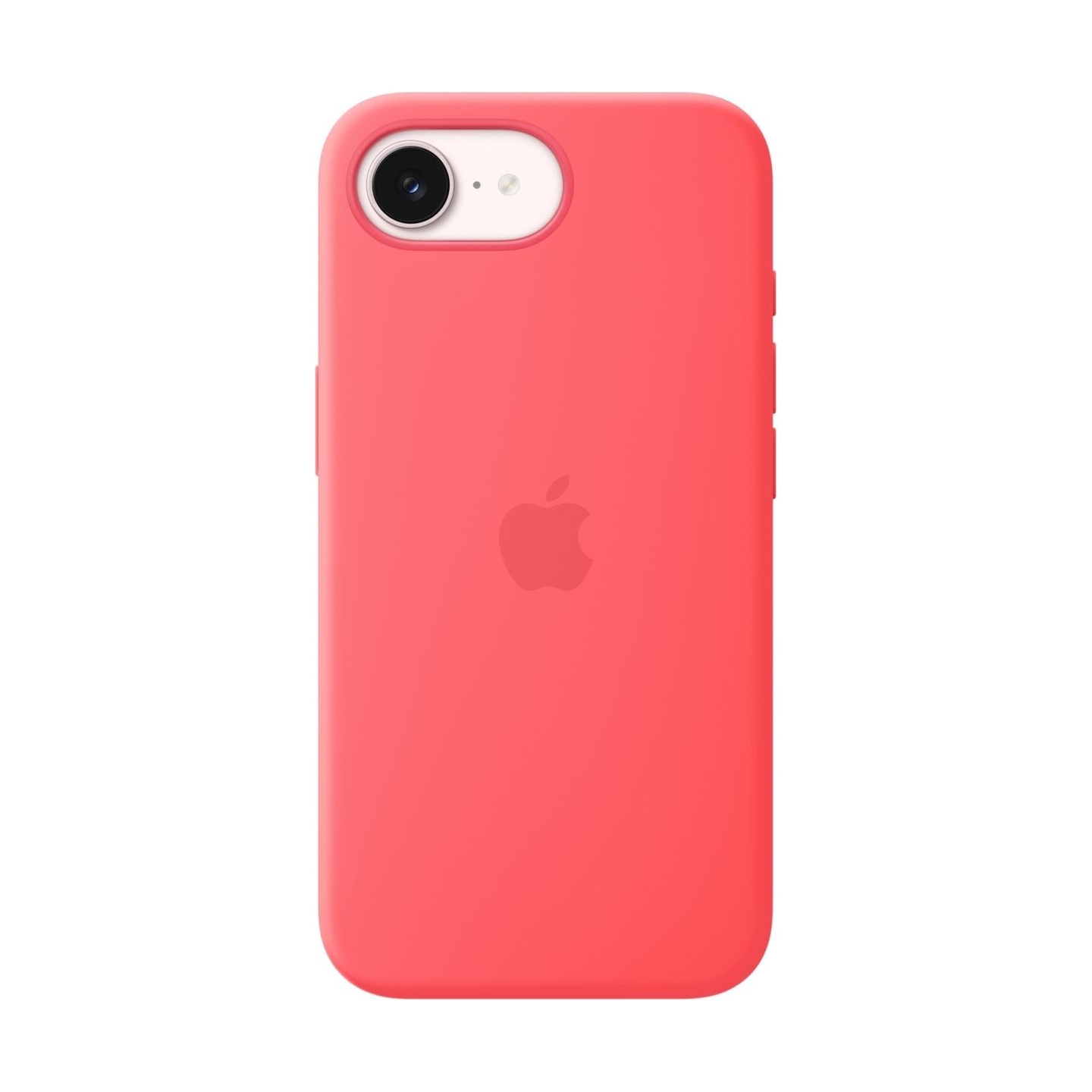 Apple iPhone 17e Silicone Case with MagSafe – Bright Guava | Apple