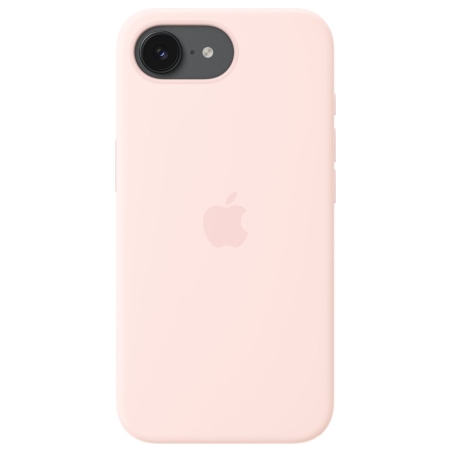 Apple iPhone 17e Silicone Case with MagSafe – Soft Pink | Apple