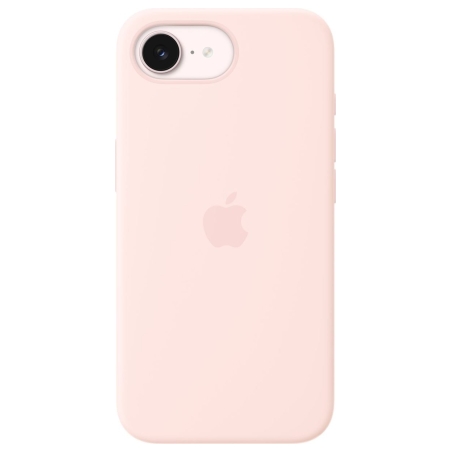 Apple iPhone 17e Silicone Case with MagSafe – Soft Pink | Apple