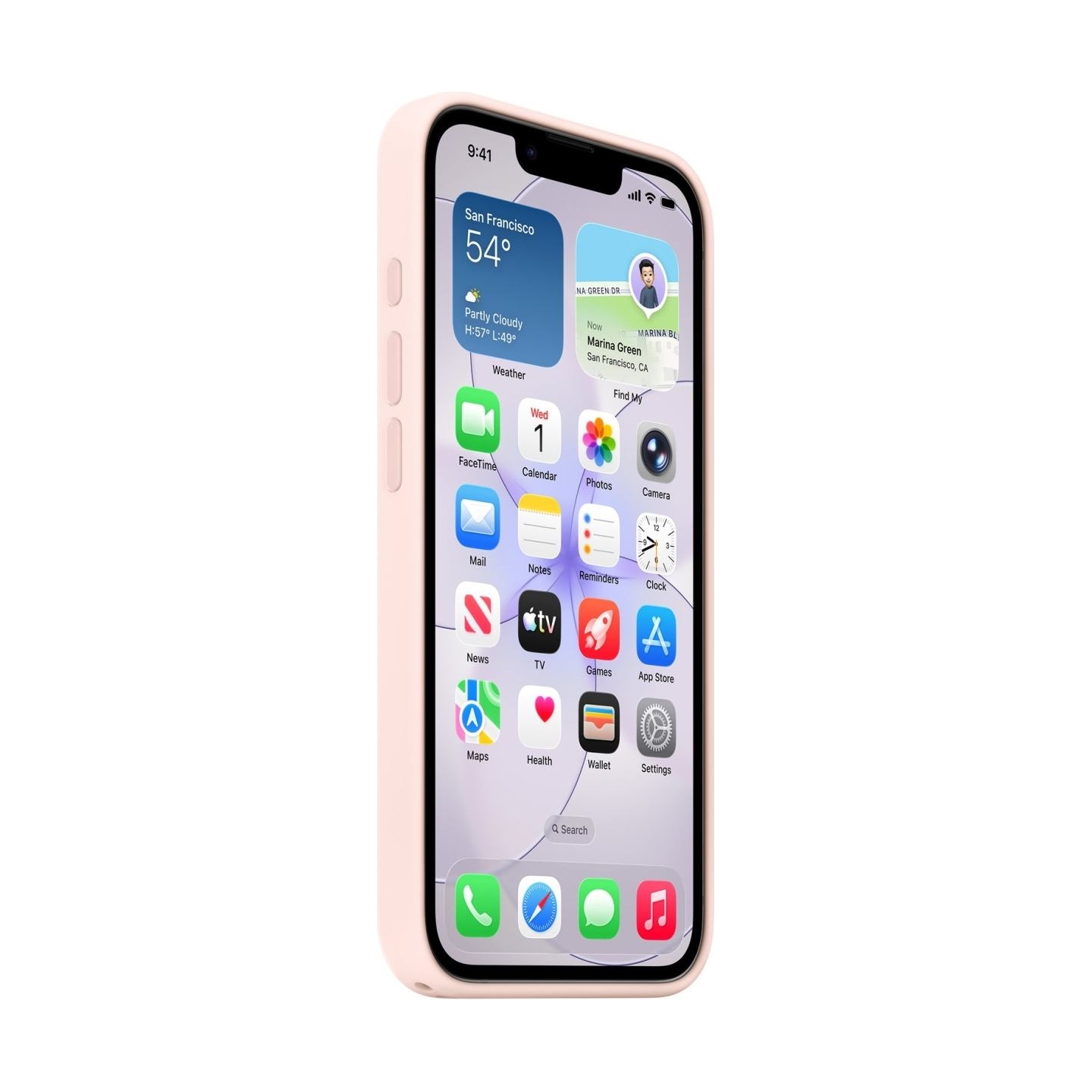 Apple iPhone 17e Silicone Case with MagSafe – Soft Pink | Apple