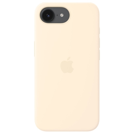 Apple iPhone 17e Silicone Case with MagSafe – Vanilla | Apple