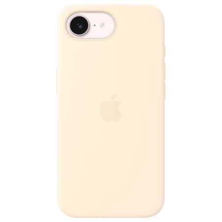 Apple iPhone 17e Silicone Case with MagSafe – Vanilla | Apple