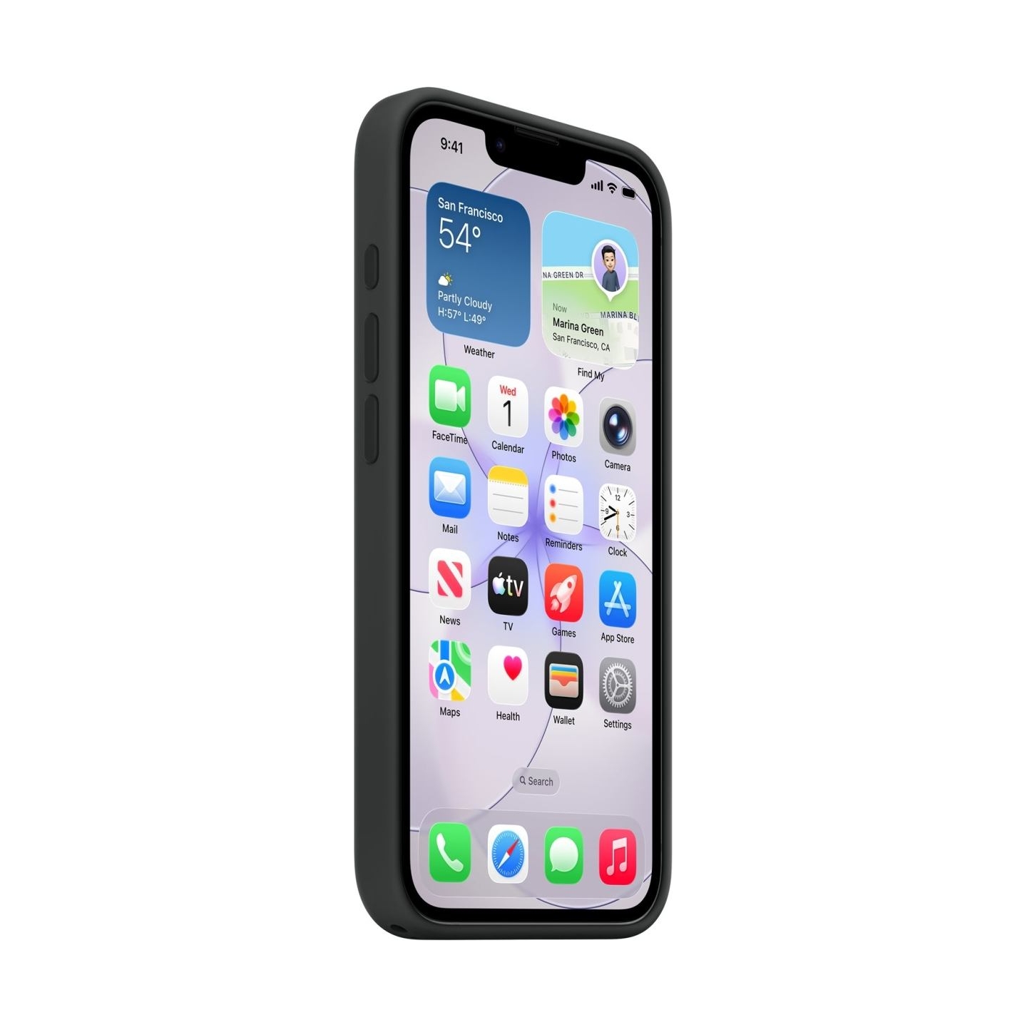 Apple iPhone 17e Silicone Case with MagSafe – Black | Apple