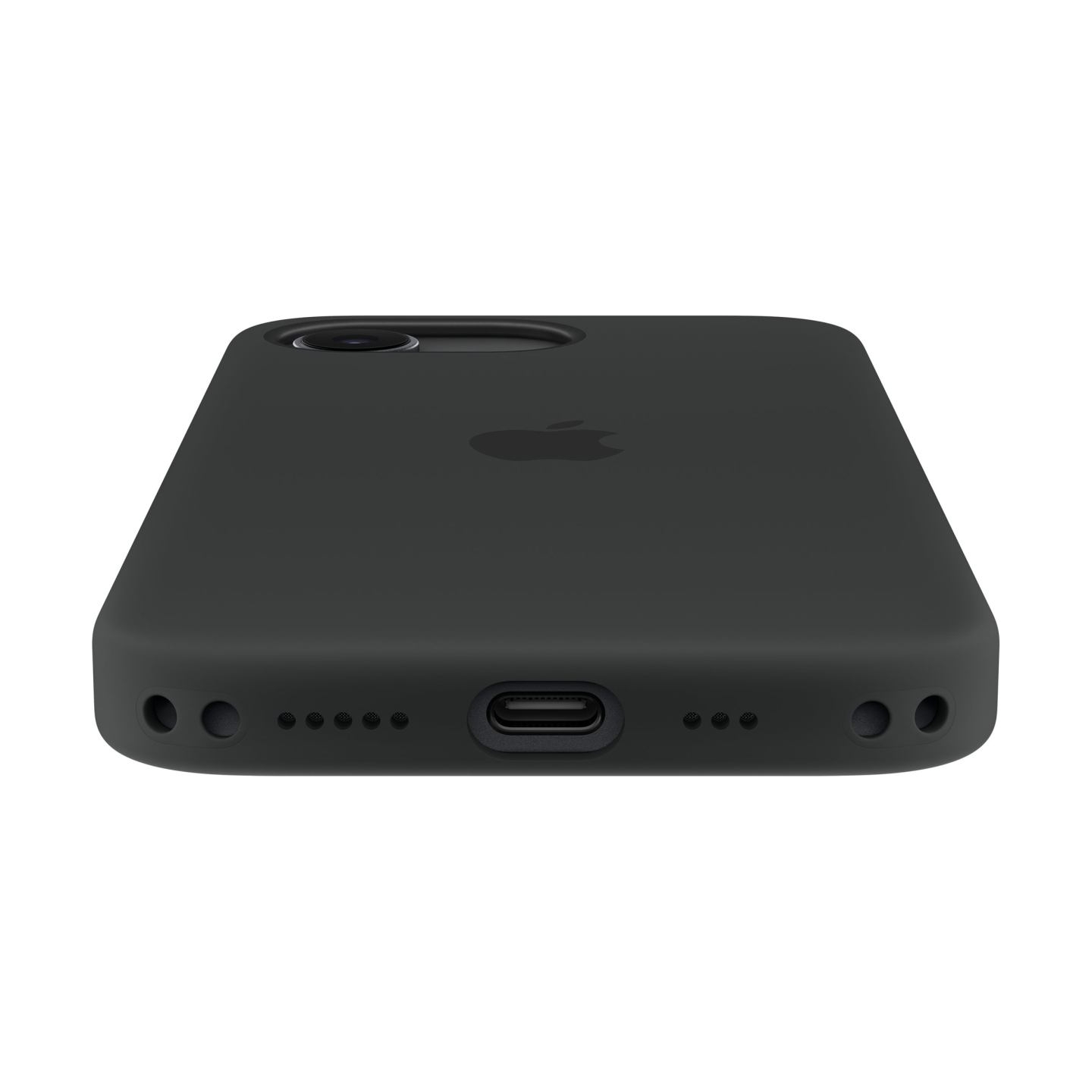 Apple iPhone 17e Silicone Case with MagSafe – Black | Apple