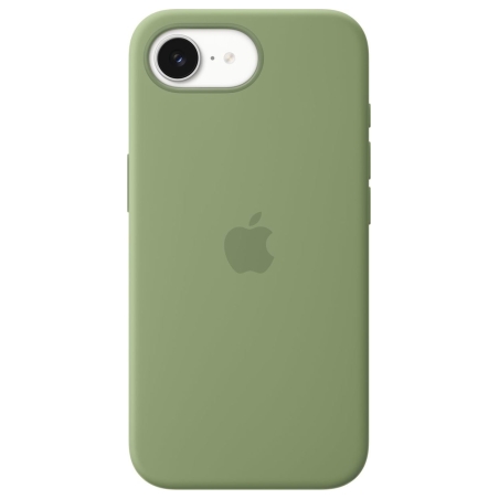 Apple iPhone 17e Silicone Case with MagSafe – Light Moss | Apple