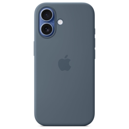 Apple iPhone 17 Silicone Case with MagSafe - Anchor Blue | Apple
