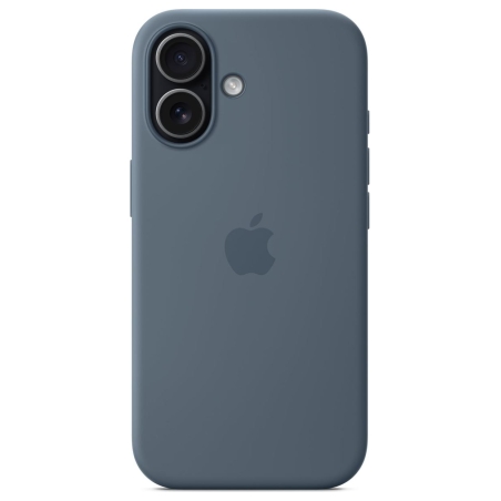 Apple iPhone 17 Silicone Case with MagSafe - Anchor Blue | Apple