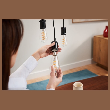 Philips Smart Philips Smart WiFi Filament Clear ST64 RGB | E27 | 6.3 W | Full colour